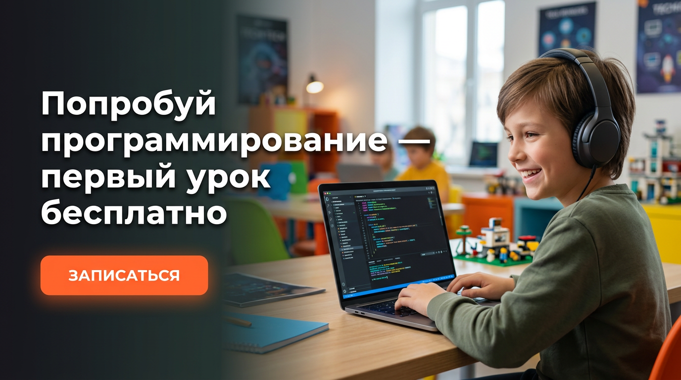 Попробуй программирование — первый урок бесплатно